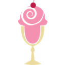 pink icecream icon